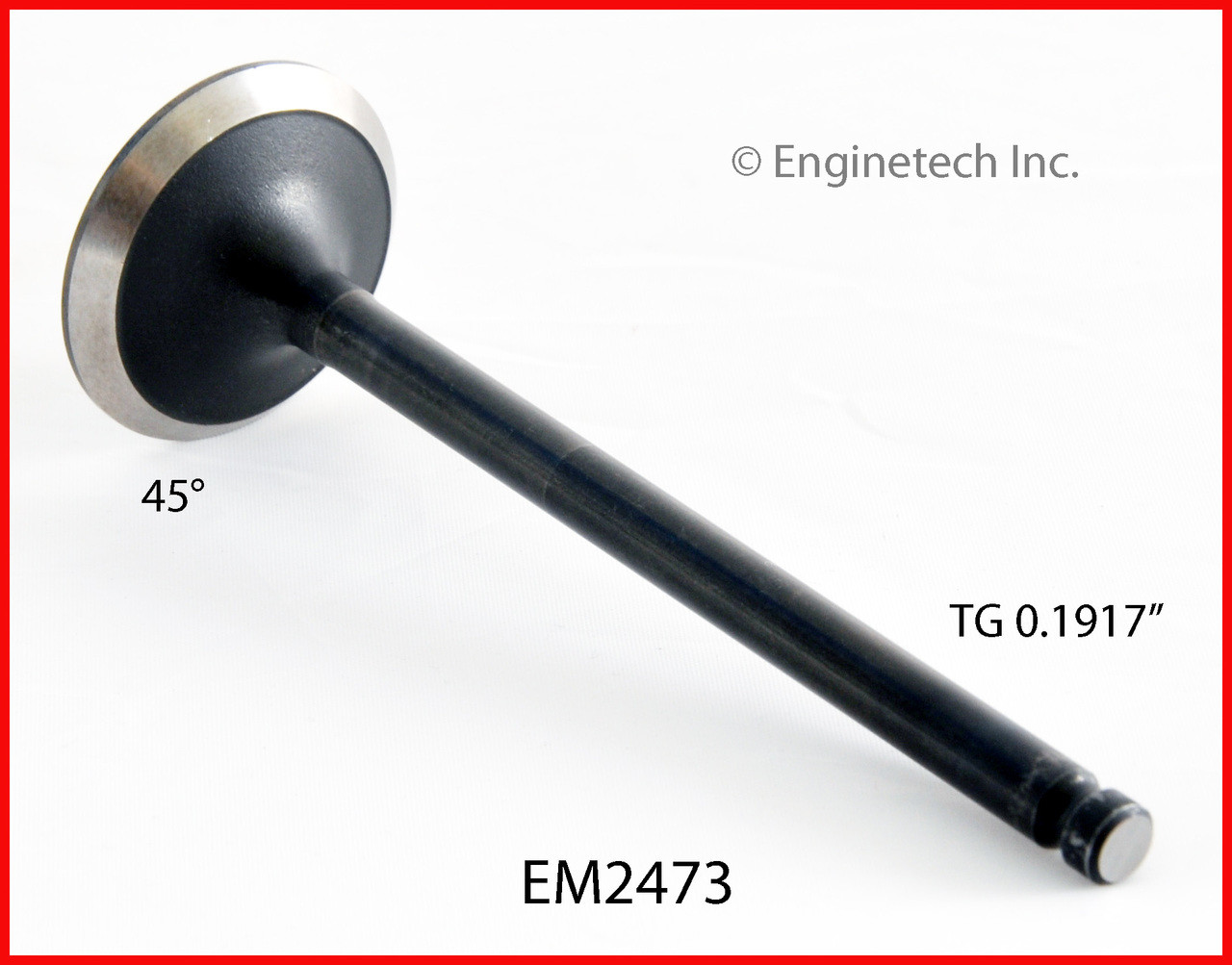 1990 Mazda B2600 2.6L Engine Exhaust Valve EM2473 -2