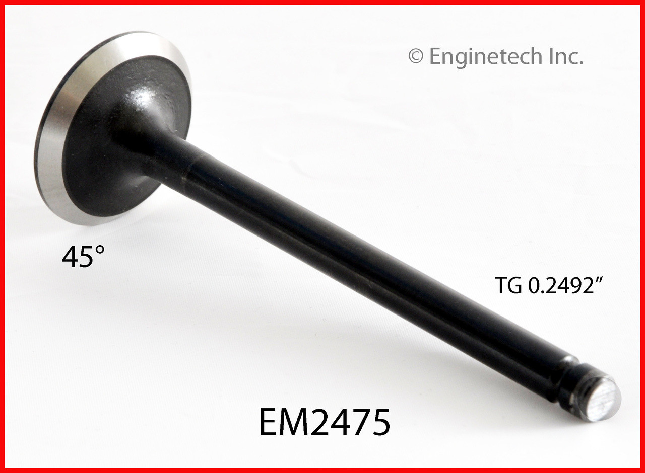 1987 Mazda B2000 2.0L Engine Exhaust Valve EM2475 -9