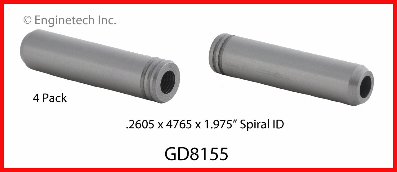 Valve Guide - 1989 Honda Prelude 2.0L (GD8155.A10)