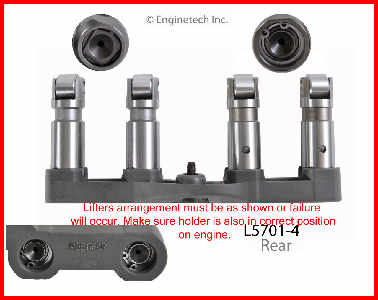 MDS Valve Lifters - 2007 Chrysler 300 5.7L (L5701-4.A3)