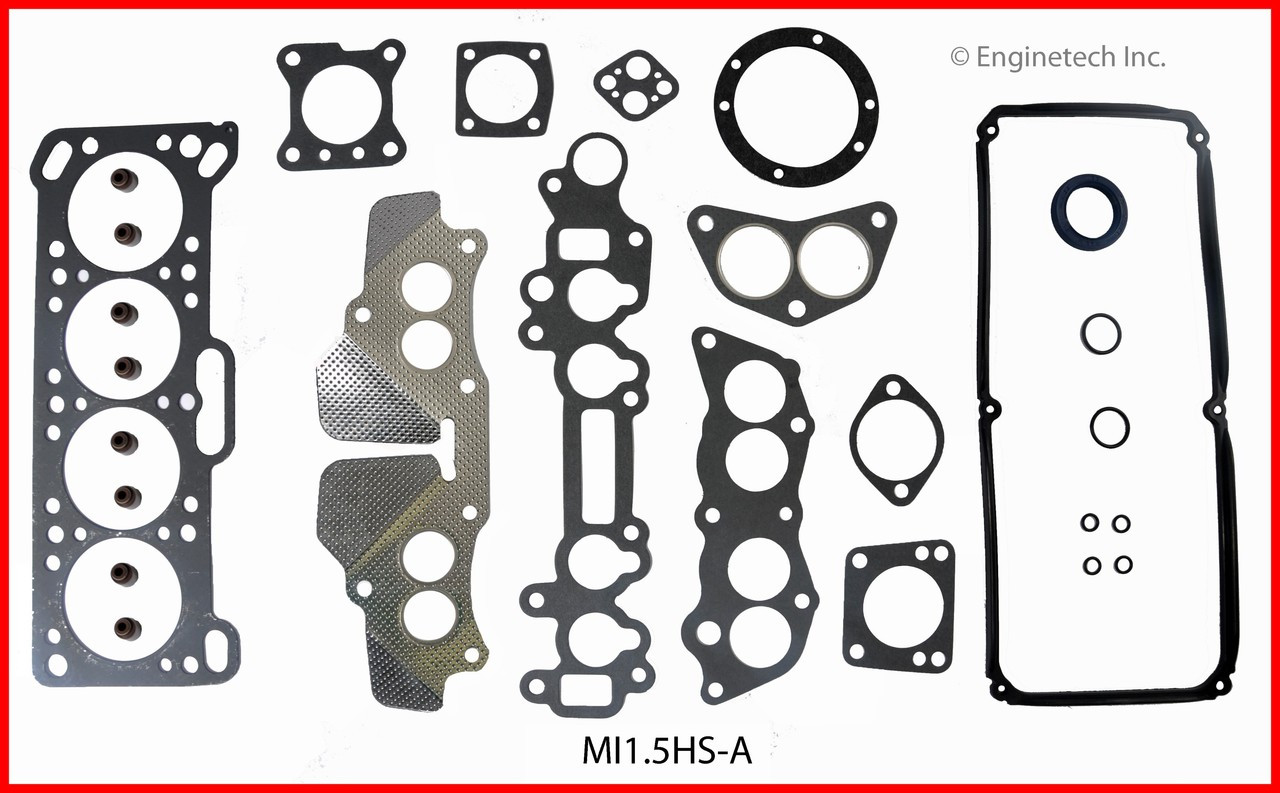 1991 Hyundai Excel 1.5L Engine Gasket Set HY1.5K-1 -3