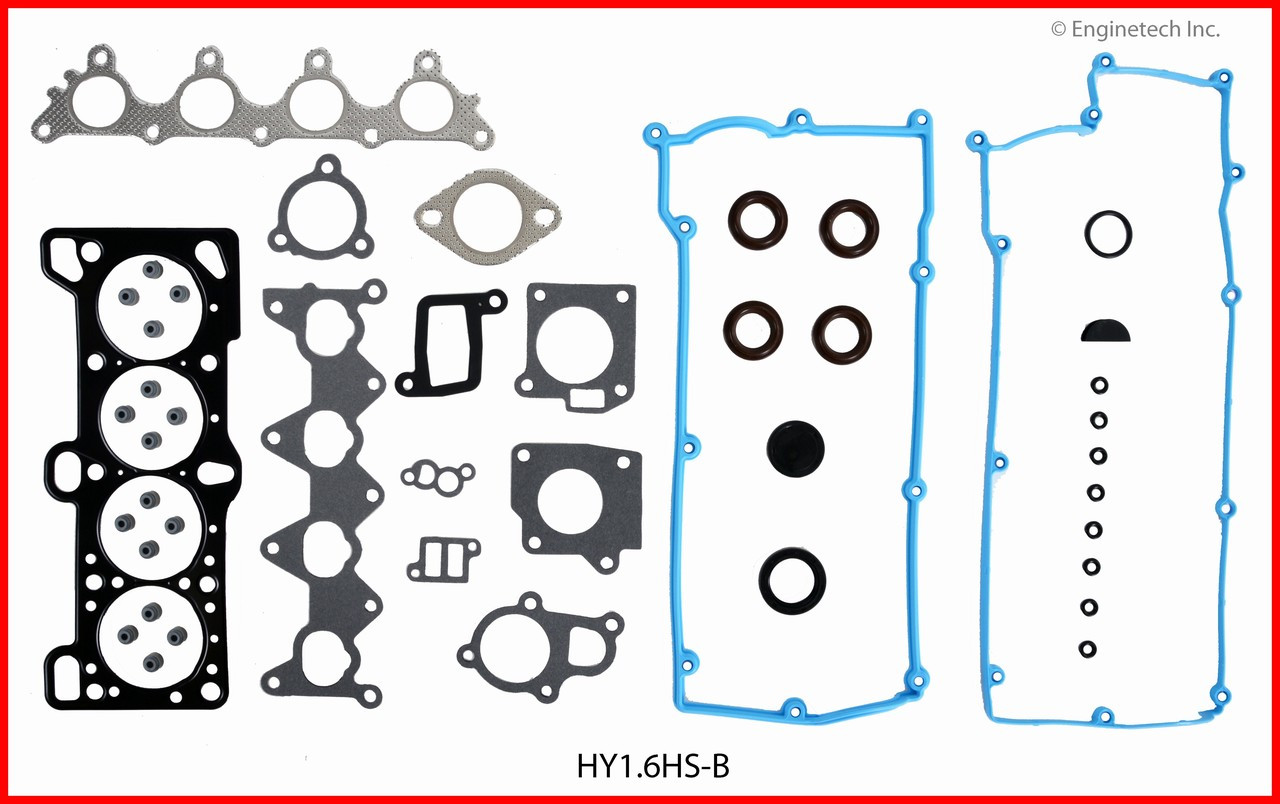 2010 Hyundai Accent 1.6L Engine Cylinder Head Gasket Set HY1.6HS-B -15