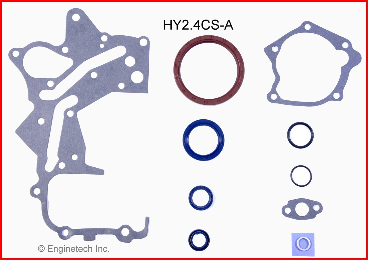 2001 Hyundai Santa Fe 2.4L Engine Lower Gasket Set HY2.4CS-A -3