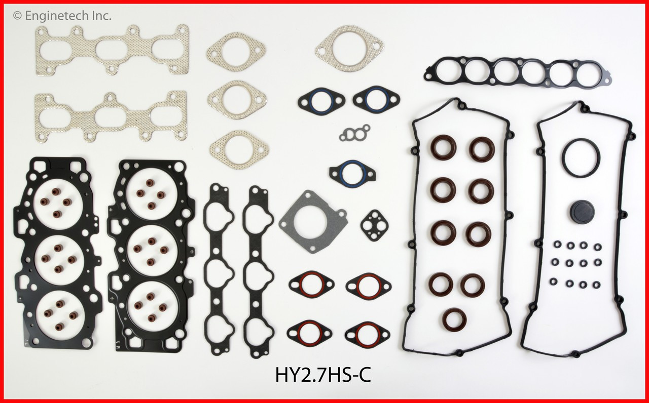 2007 Hyundai Tiburon 2.7L Engine Cylinder Head Gasket Set HY2.7HS-C -15