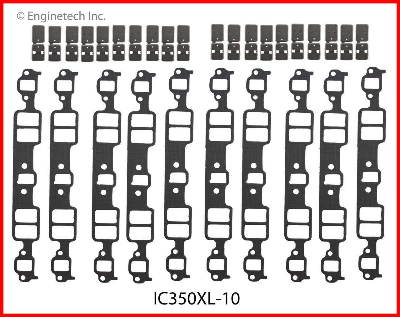 1987 Chevrolet G20 5.0L Engine Intake Manifold Gasket IC350XL-10 -7