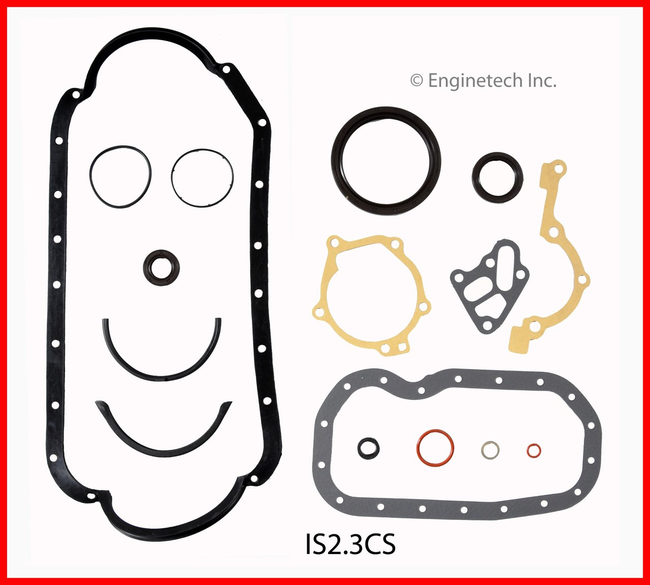 1992 Isuzu Rodeo 2.6L Engine Lower Gasket Set IS2.3CS -28