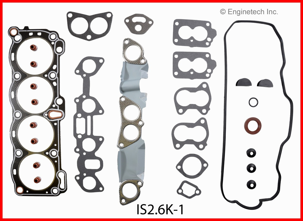 1989 Isuzu Pickup 2.6L Engine Gasket Set IS2.6K-1 -4