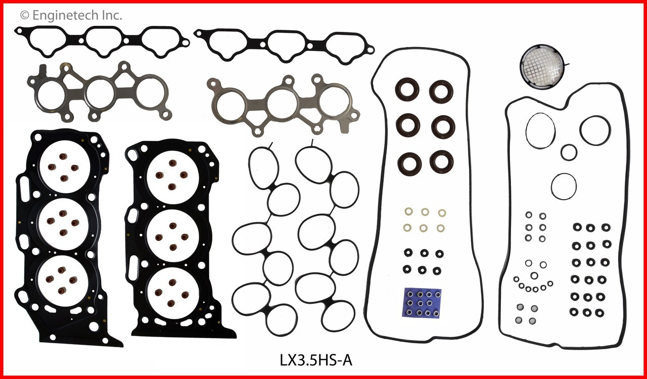 2011 Lexus GS350 3.5L Engine Cylinder Head Gasket Set LX3.5HS-A -14