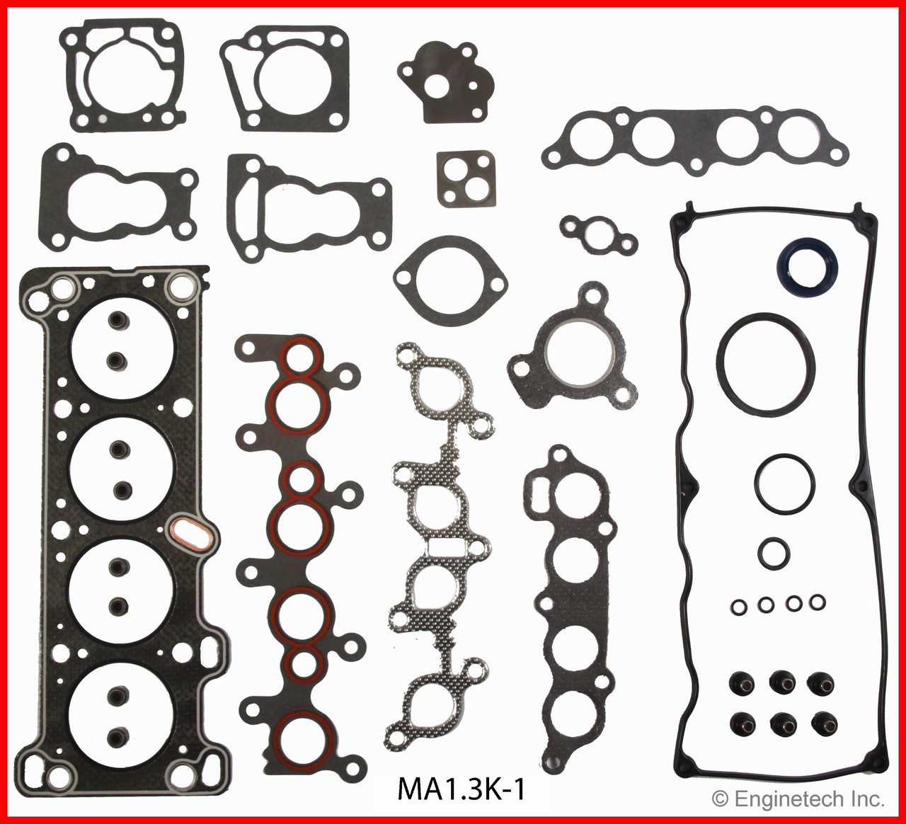 1996 Ford Aspire 1.3L Engine Gasket Set MA1.3K-1 -3