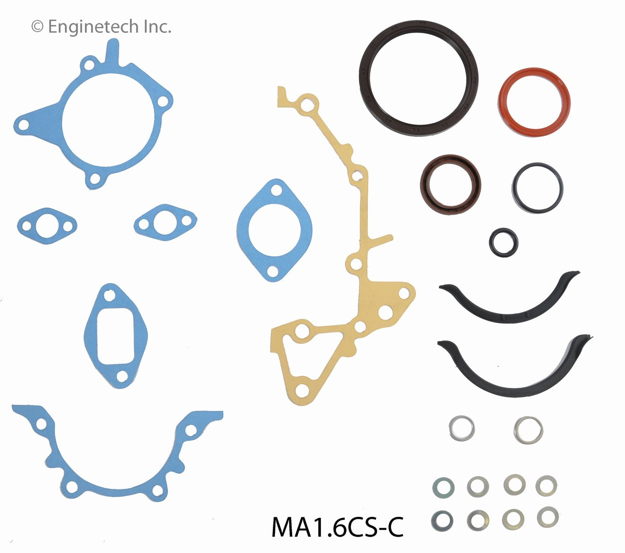 2002 Mazda Protege 1.6L Engine Lower Gasket Set MA1.6CS-C -4