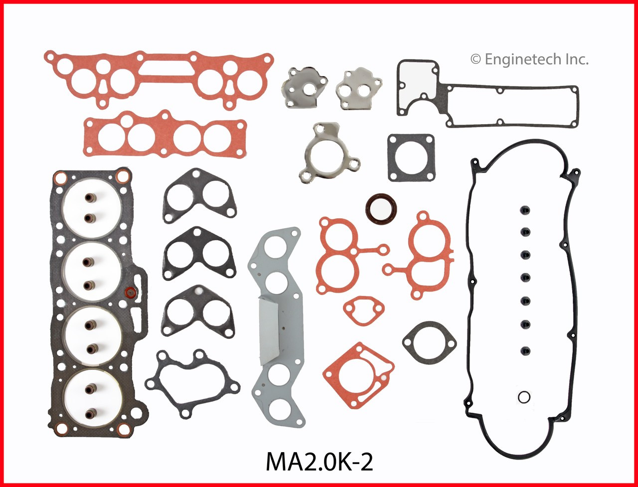 1987 Mazda 626 2.0L Engine Gasket Set MA2.0K-2 -2