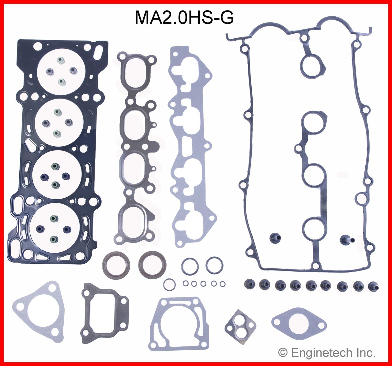 1999 Mazda 626 2.0L Engine Gasket Set MA2.0K-5 -2