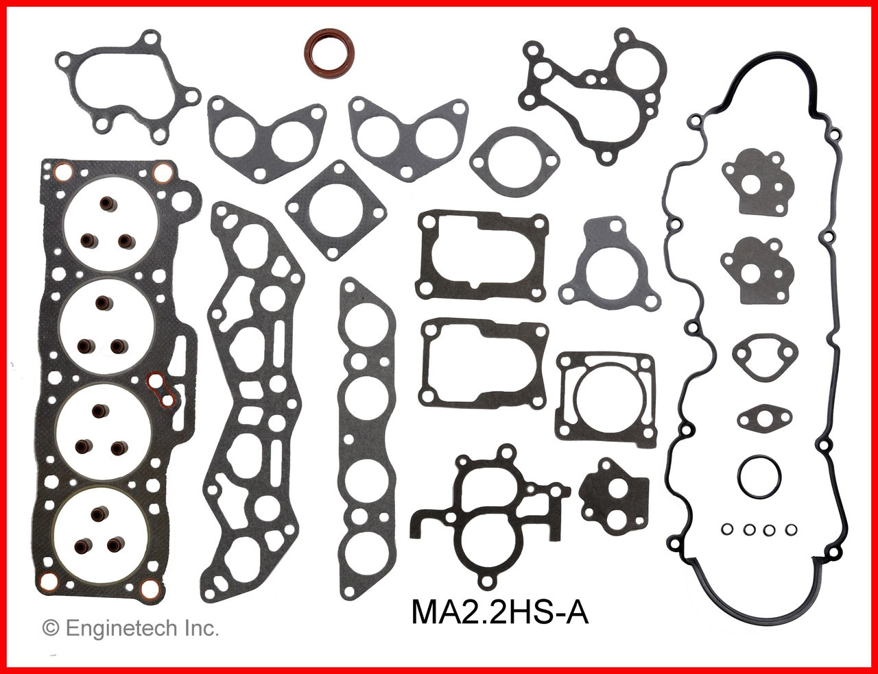 1989 Mazda 626 2.2L Engine Cylinder Head Gasket Set MA2.2HS-A -4