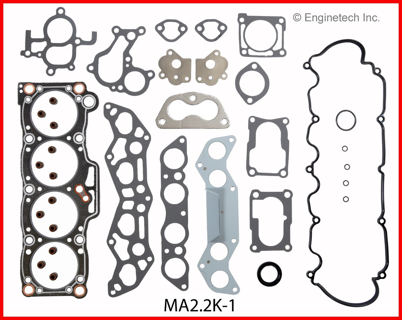 1990 Mazda MX-6 2.2L Engine Gasket Set MA2.2K-1 -8