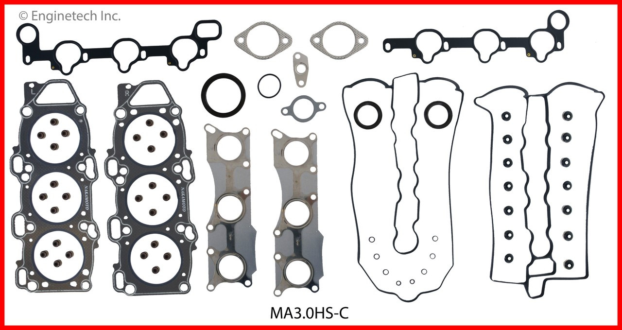 1992 Mazda 929 3.0L Engine Cylinder Head Gasket Set MA3.0HS-C -1