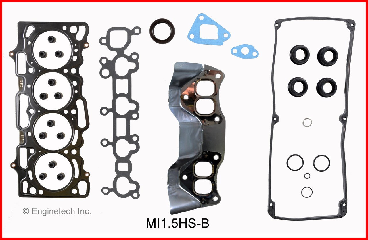 2000 Mitsubishi Mirage 1.5L Engine Gasket Set MI1.5K-3 -4