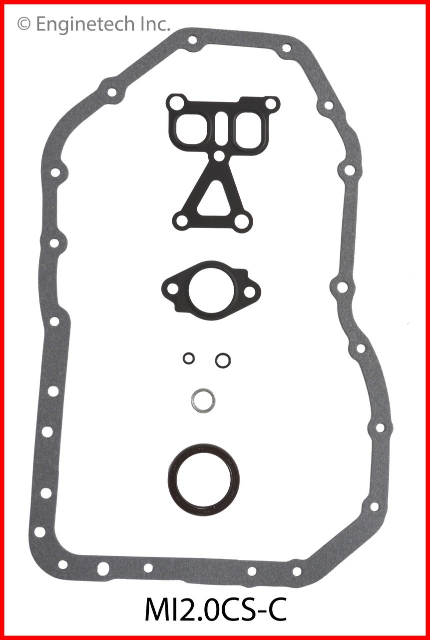 2014 Mitsubishi Lancer 2.0L Engine Lower Gasket Set MI2.0CS-C -7