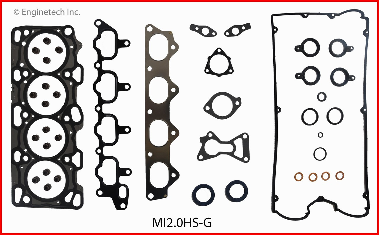 2004 Mitsubishi Lancer 2.0L Engine Cylinder Head Gasket Set MI2.0HS-G -2