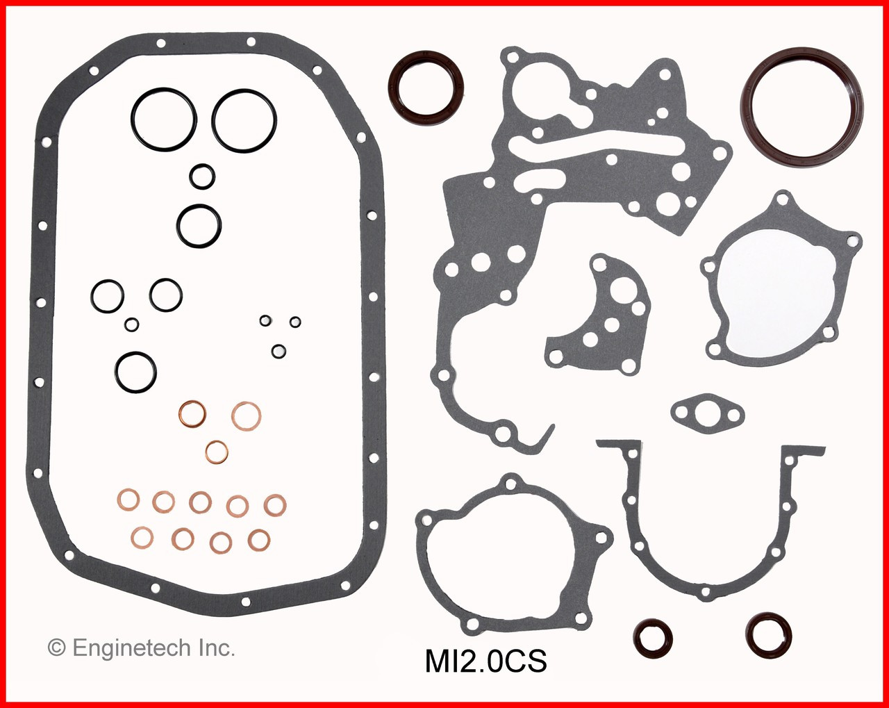 Gasket Set - 1989 Mitsubishi Mirage 1.6L (MI2.0K-3.A2)