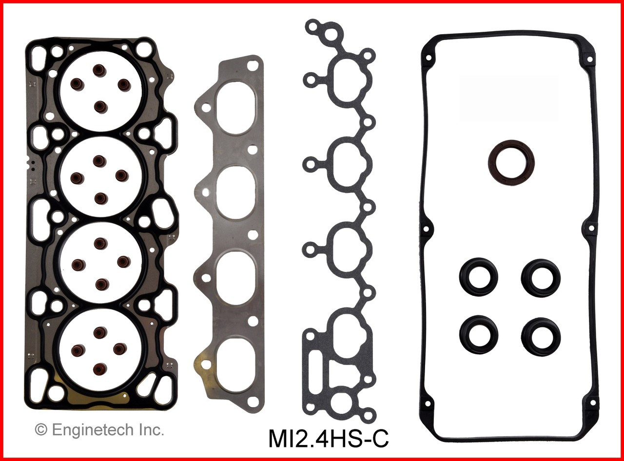 1999 Mitsubishi Galant 2.4L Engine Cylinder Head Gasket Set MI2.4HS-C -1