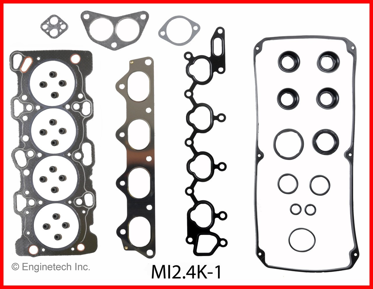 1998 Mitsubishi Montero Sport 2.4L Engine Gasket Set MI2.4K-1 -2