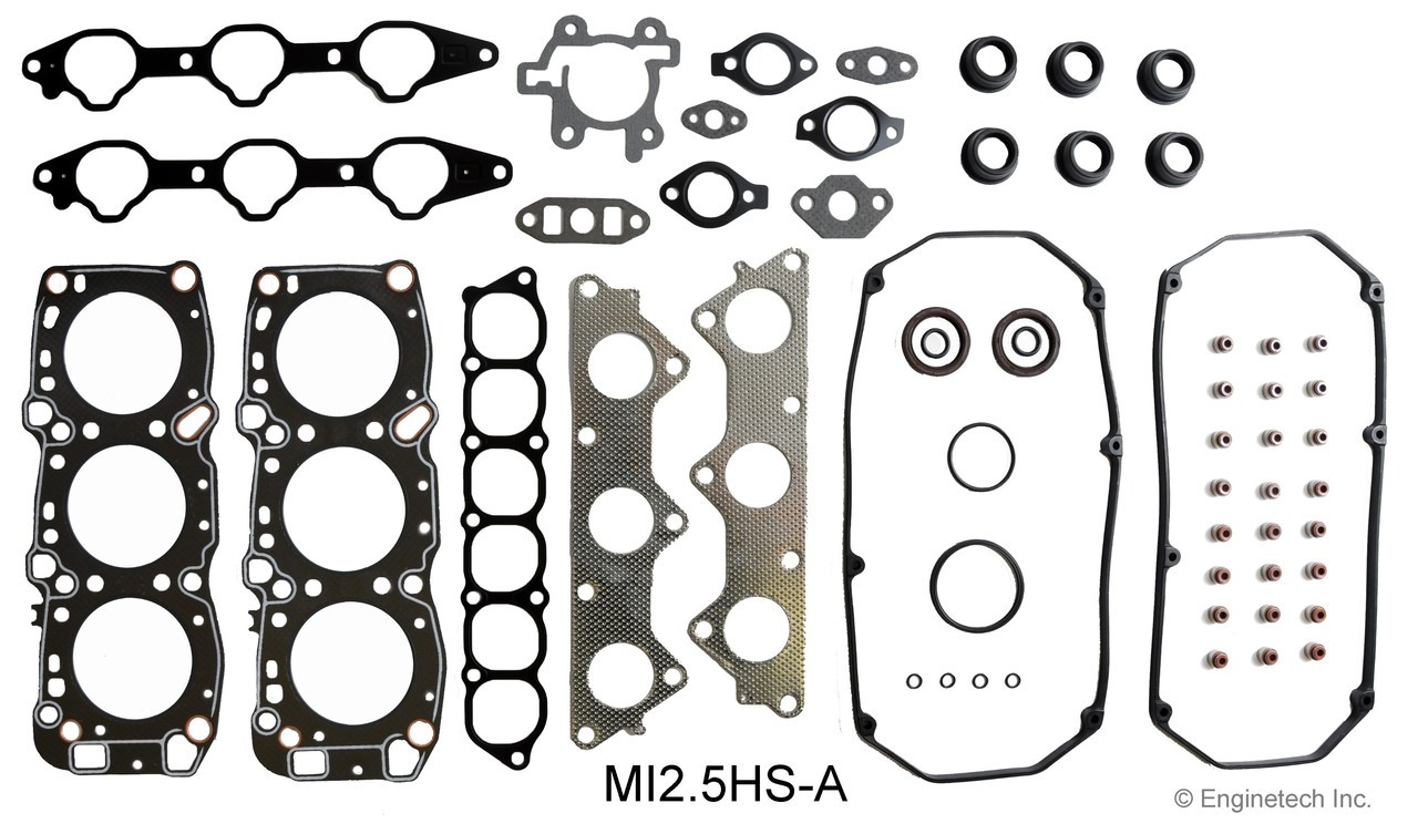 1996 Dodge Avenger 2.5L Engine Cylinder Head Gasket Set MI2.5HS-A -7