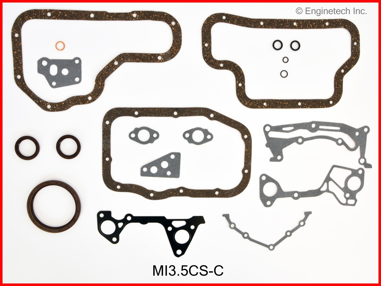 2001 Mitsubishi Montero 3.5L Engine Lower Gasket Set MI3.5CS-C -7