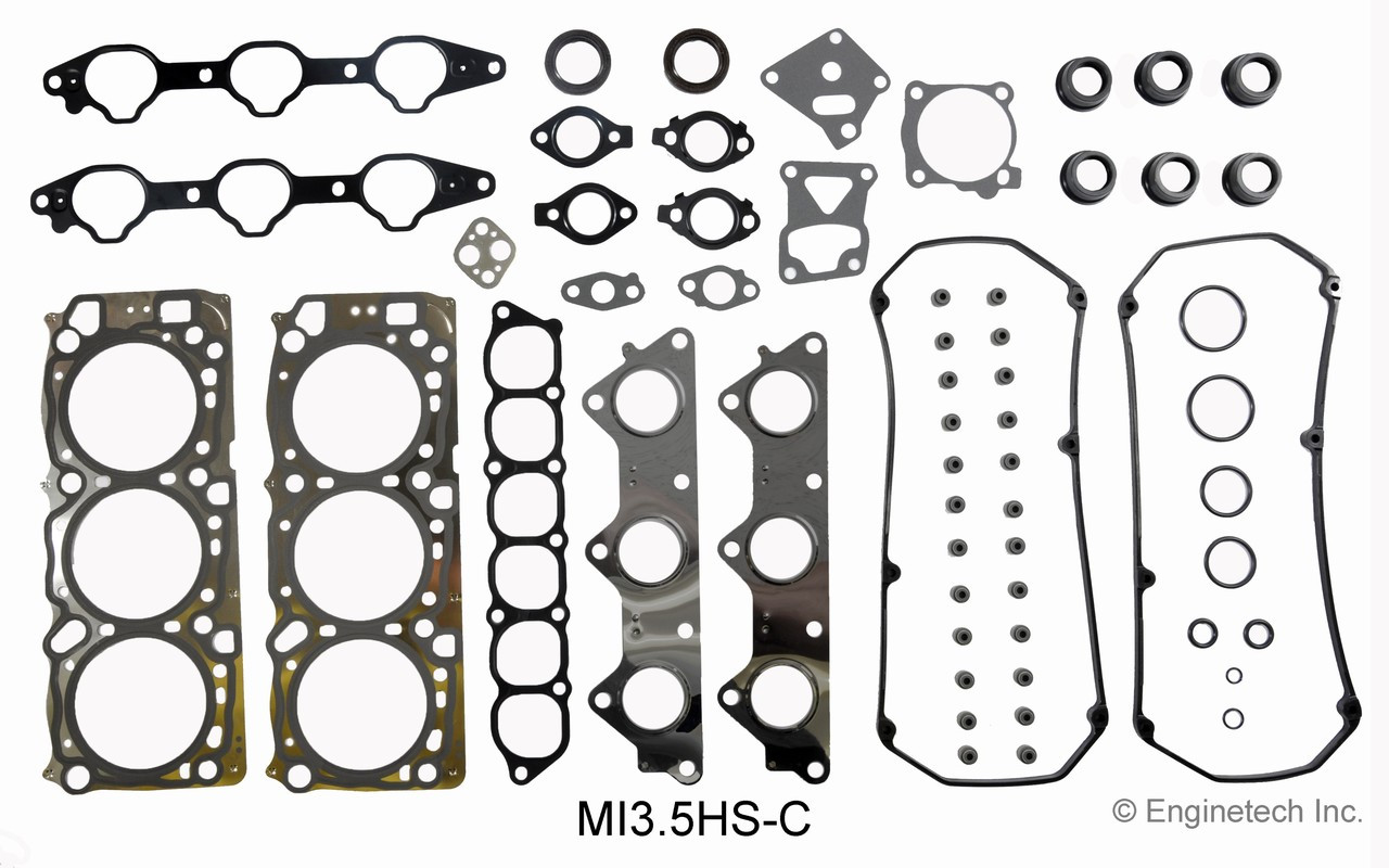 2000 Mitsubishi Diamante 3.5L Engine Cylinder Head Gasket Set MI3.5HS-C -8