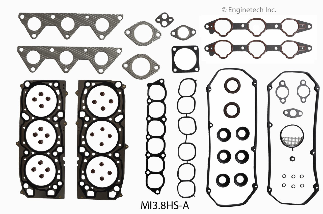 2006 Mitsubishi Galant 3.8L Engine Cylinder Head Gasket Set MI3.8HS-A -6