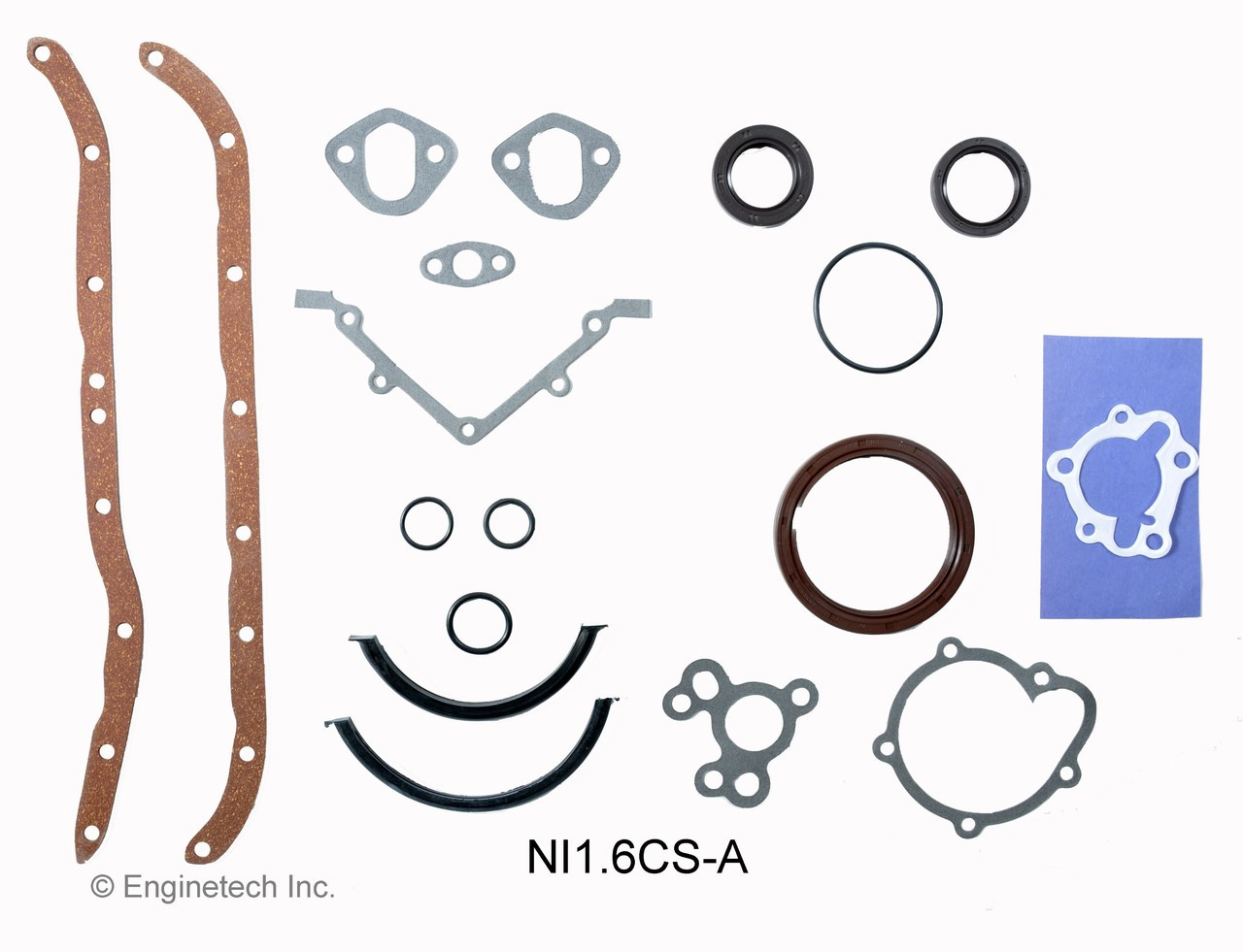 1987 Nissan Sentra 1.6L Engine Lower Gasket Set NI1.6CS-A -4