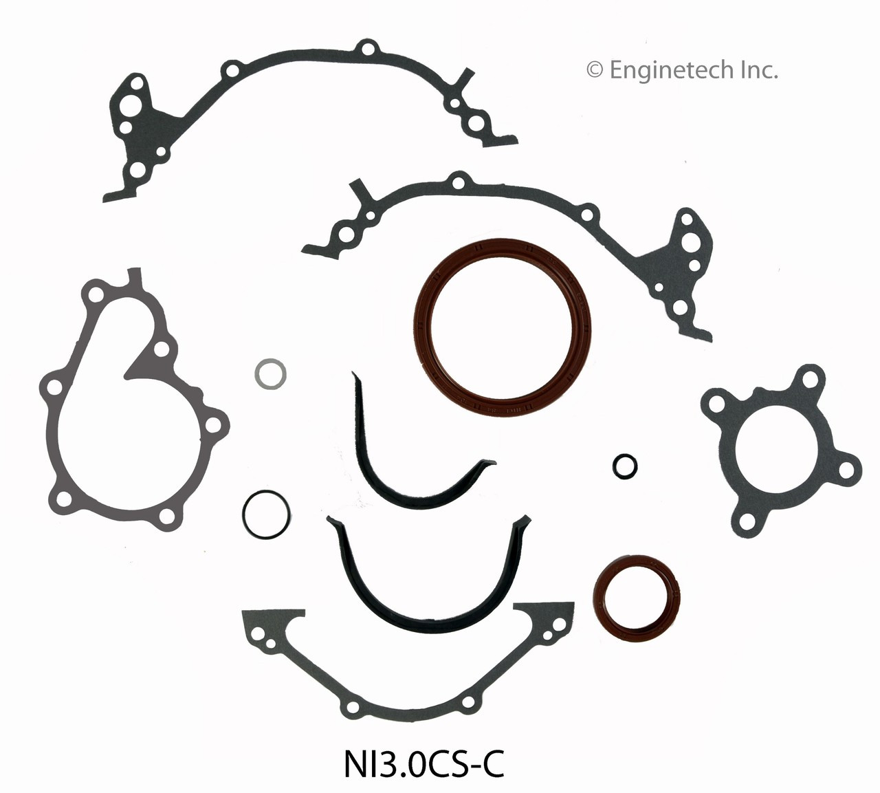 1995 Infiniti J30 3.0L Engine Lower Gasket Set NI3.0CS-C -13