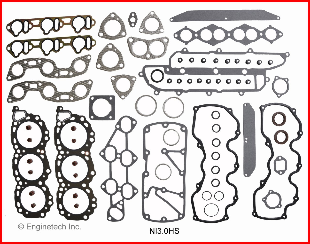 1992 Nissan Maxima 3.0L Engine Cylinder Head Gasket Set NI3.0HS -11