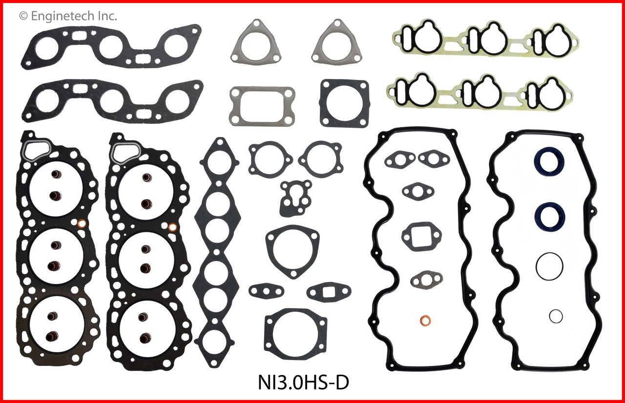 1986 Nissan Maxima 3.0L Engine Gasket Set NI3.0K-1 -2