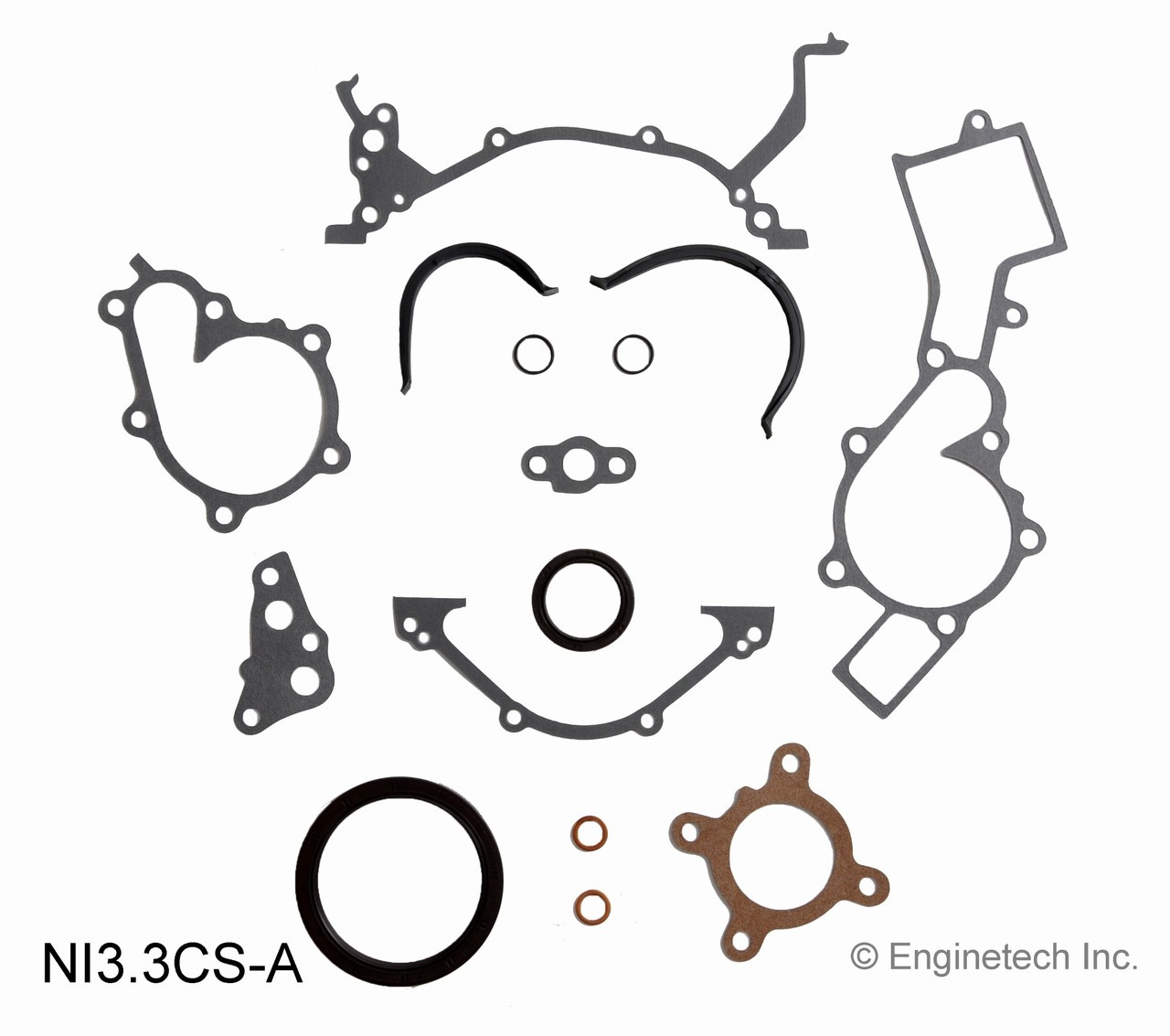 1999 Nissan Pathfinder 3.3L Engine Lower Gasket Set NI3.3CS-A -9