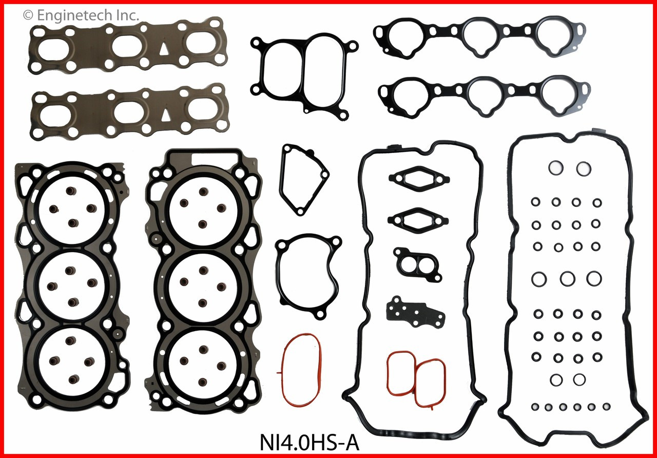 2006 Nissan Frontier 4.0L Engine Cylinder Head Gasket Set NI4.0HS-A -4