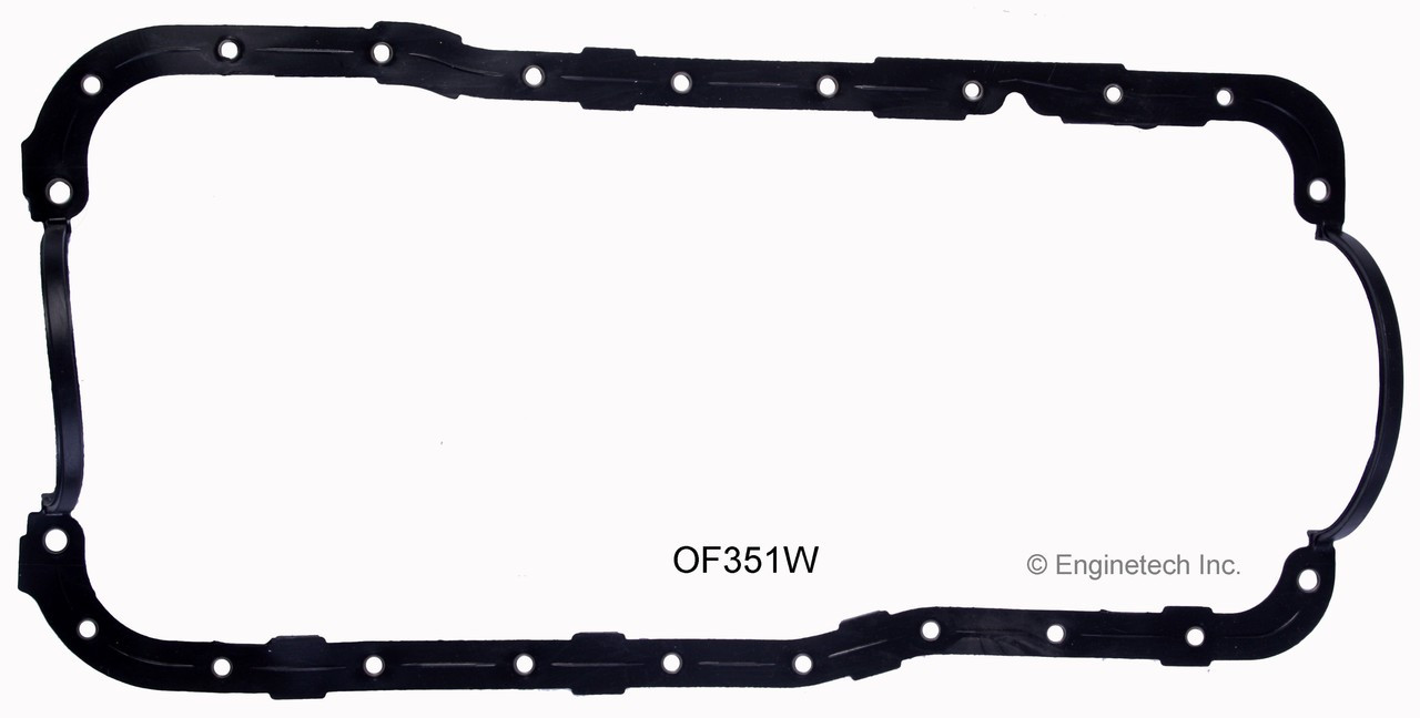 1988 Ford Bronco 5.8L Engine Oil Pan Gasket OF351W -11