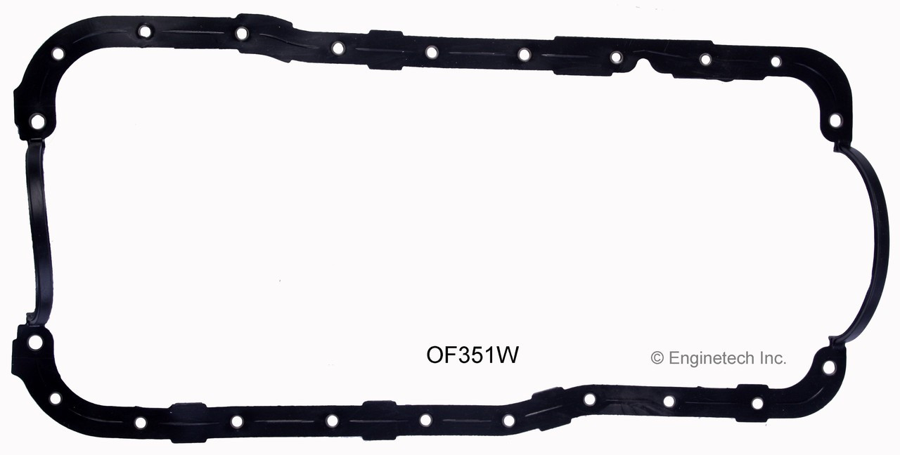 1988 Ford E-150 Econoline 5.8L Engine Oil Pan Gasket OF351W -12