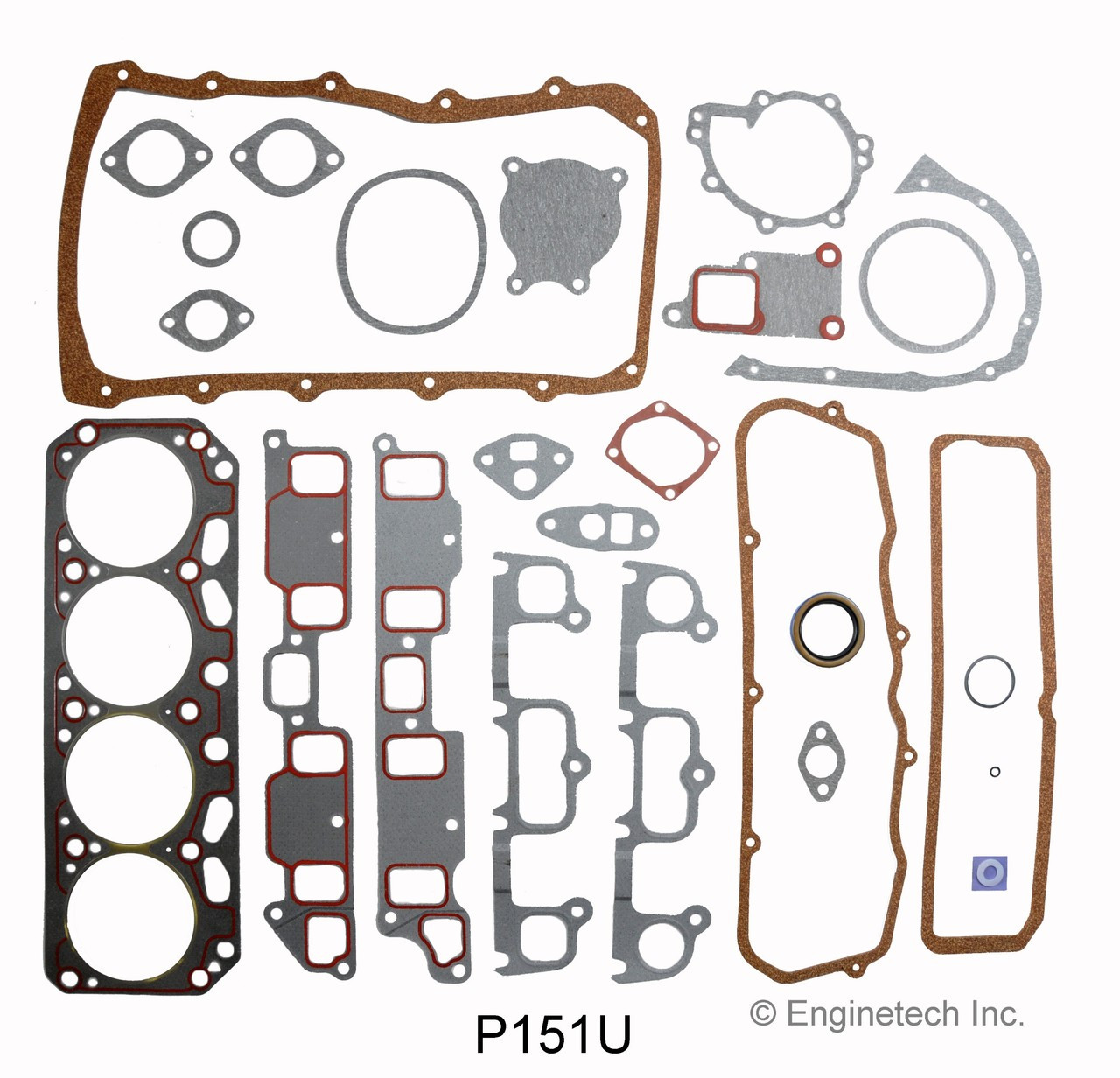 1985 Chevrolet Citation II 2.5L Engine Gasket Set P151U -6