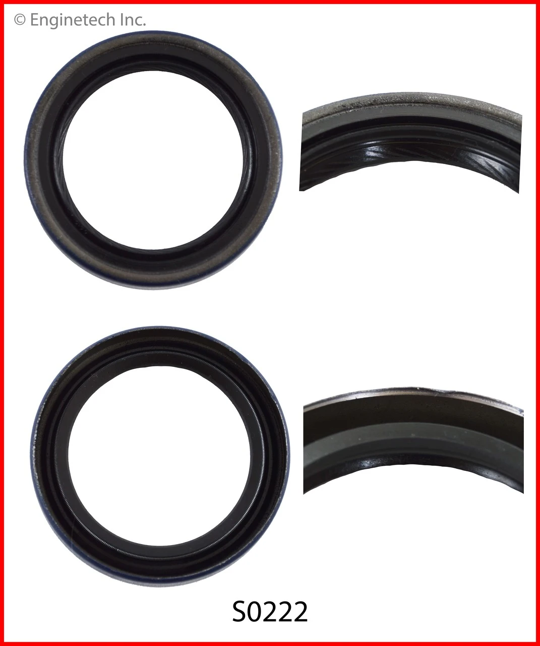 1994 Chevrolet C3500 5.7L Engine Timing Cover Seal S0222 -6047