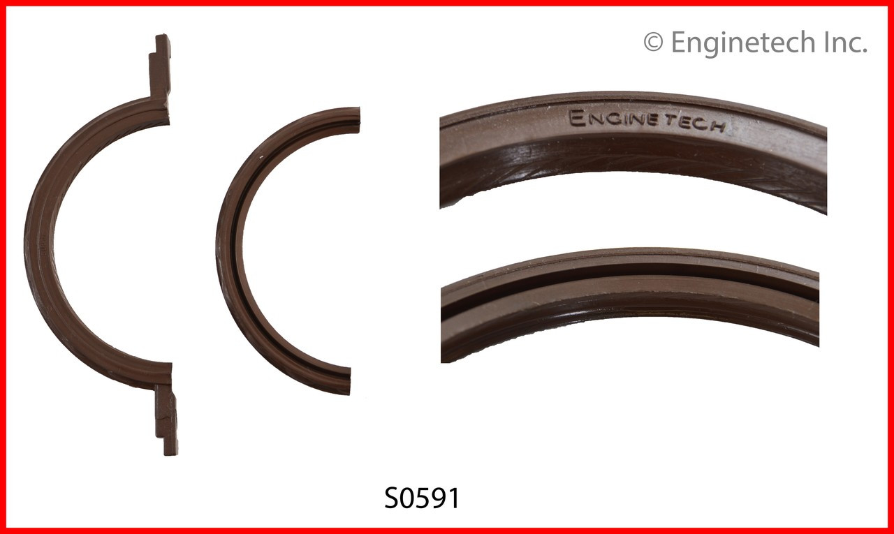 1987 American Motors Eagle 4.2L Engine Crankshaft Seal S0591 -1