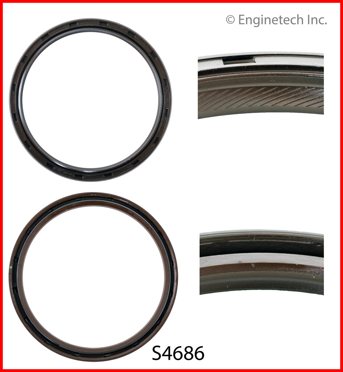 2000 Ford E-450 Econoline Super Duty 6.8L Engine Crankshaft Seal S4686 -567