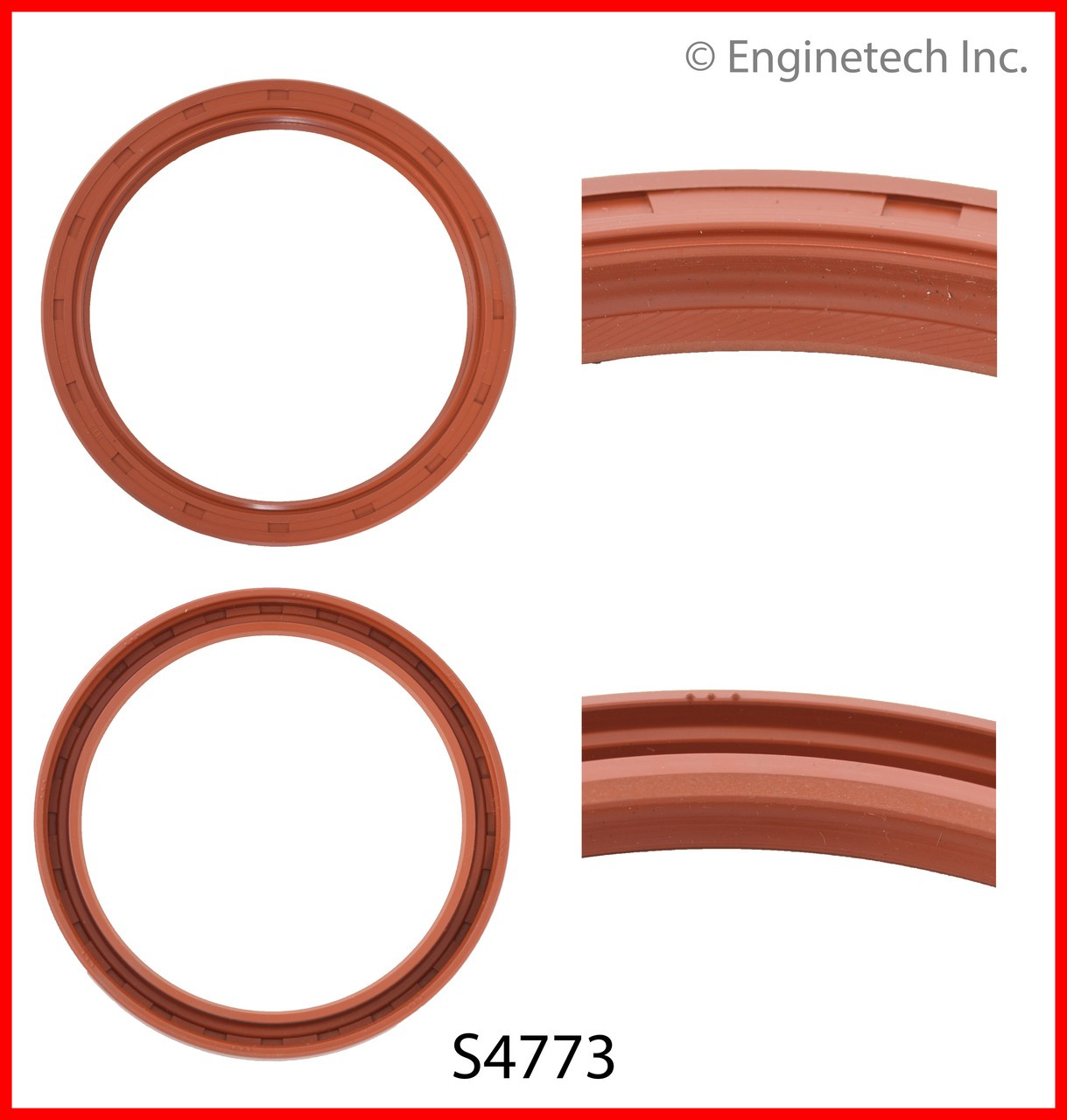 1989 Plymouth Acclaim 3.0L Engine Crankshaft Seal S4773 -21