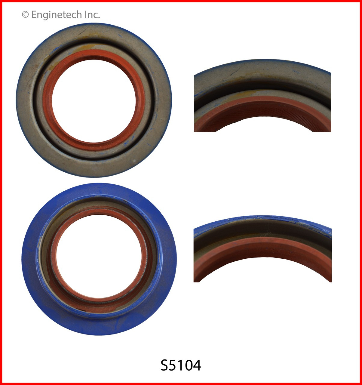 1987 Buick Somerset 3.0L Engine Timing Cover Seal S5104 -44