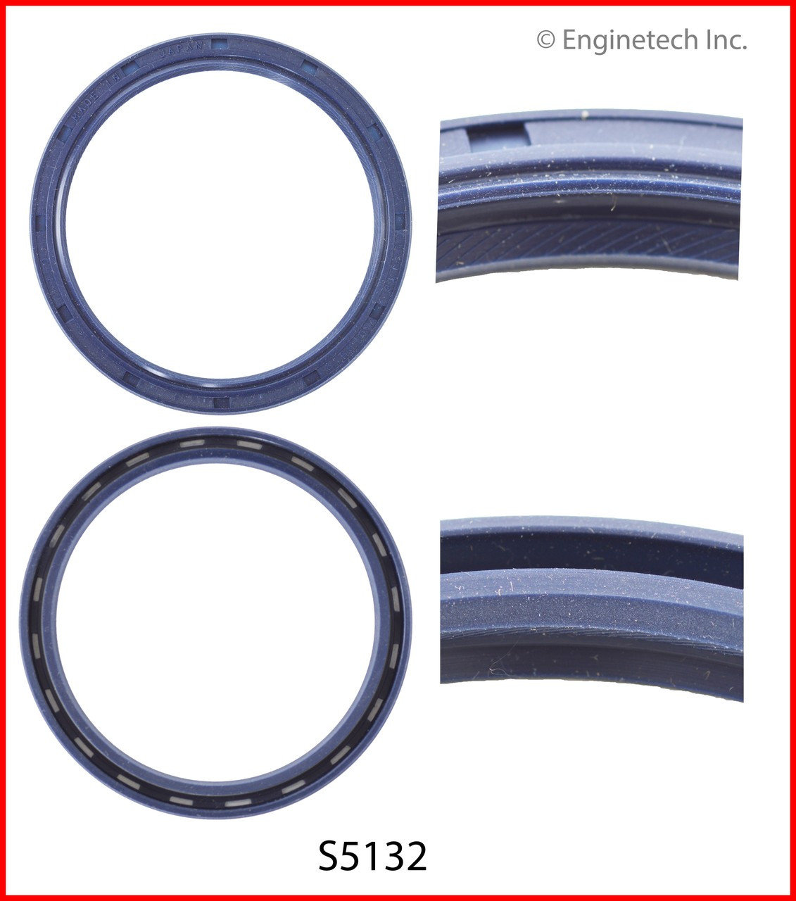 1985 Mitsubishi Starion 2.6L Engine Crankshaft Seal S5132 -96