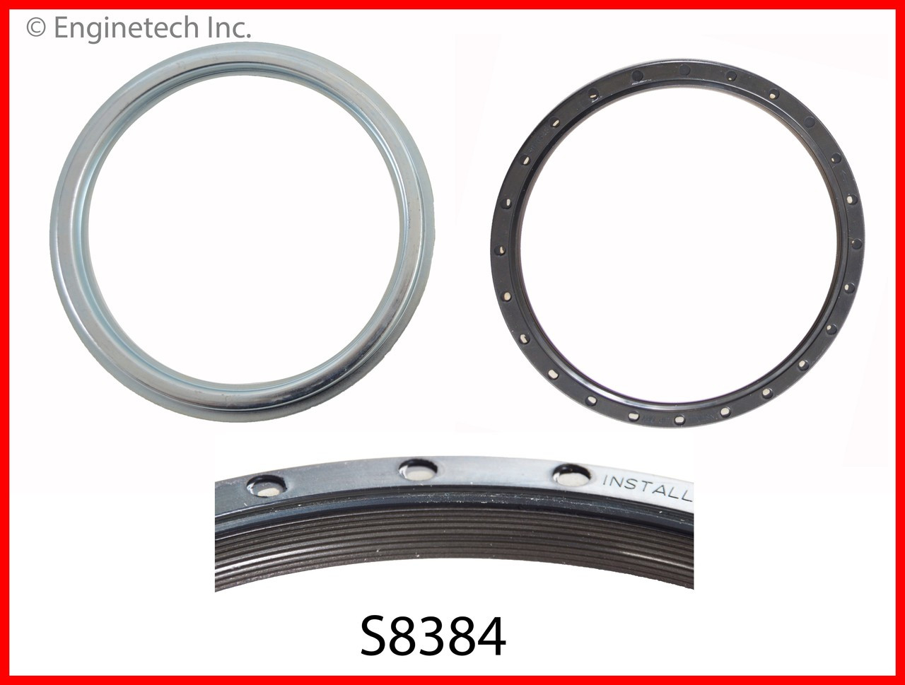 1990 Dodge D350 5.9L Engine Crankshaft Seal S8384 -6