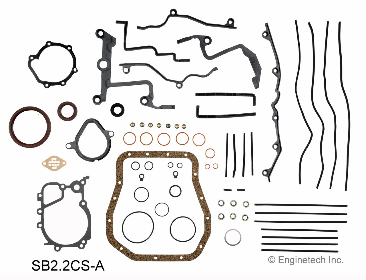 1995 Subaru Legacy 2.2L Engine Lower Gasket Set SB2.2CS-A -12