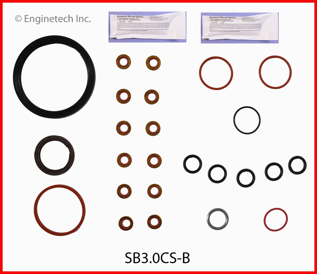 2009 Subaru Legacy 3.0L Engine Lower Gasket Set SB3.0CS-B -10