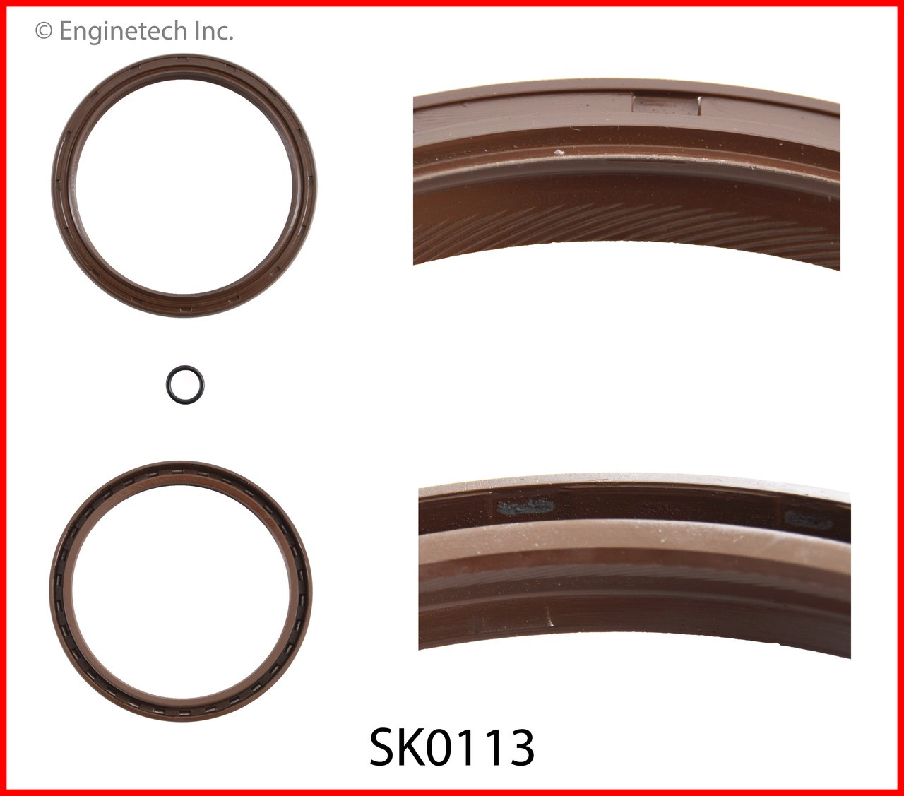 1991 Chevrolet C3500 7.4L Engine Crankshaft Seal SK0113 -4