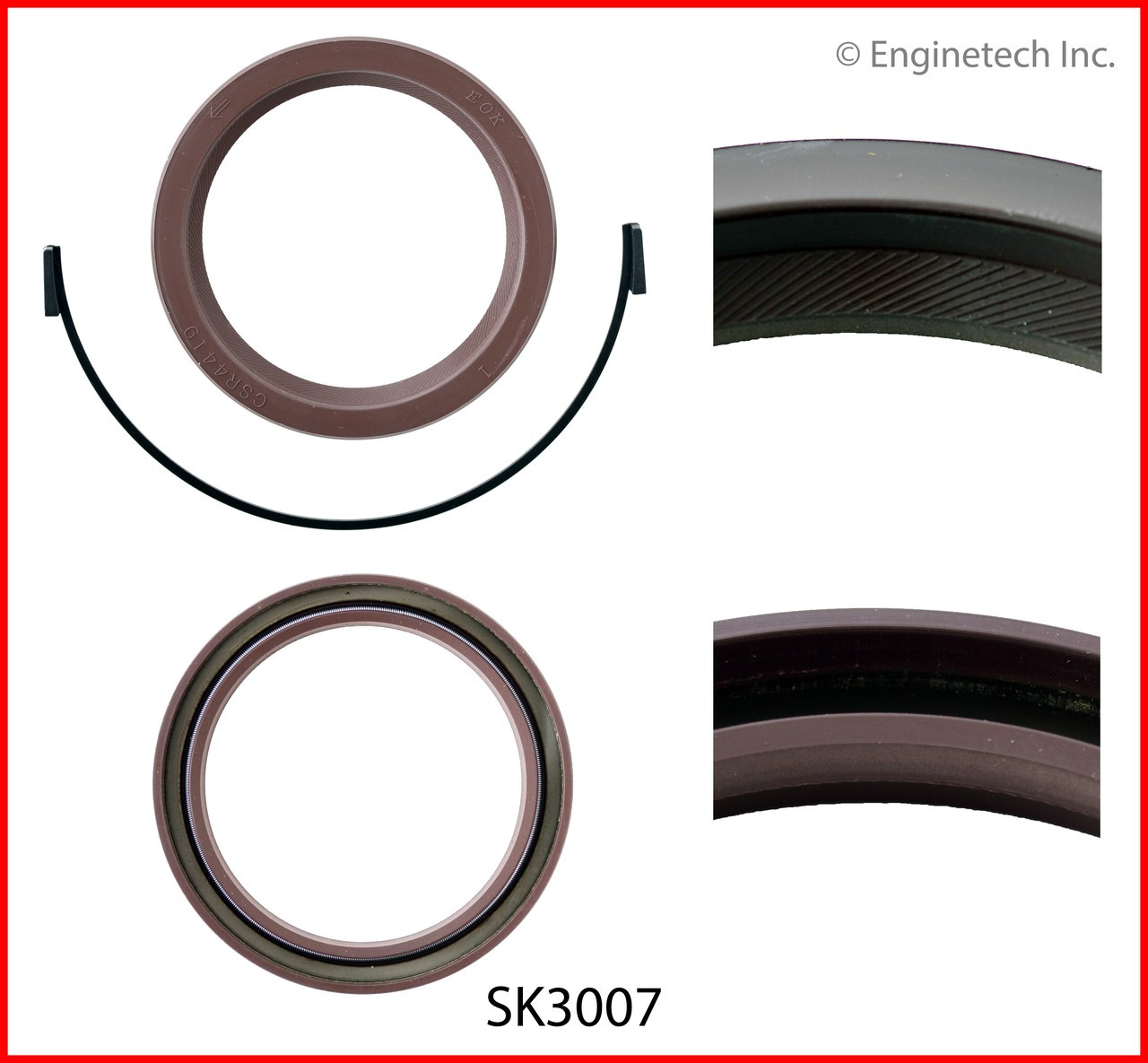 1990 Ford Ranger 4.0L Engine Crankshaft Seal SK3007 -2