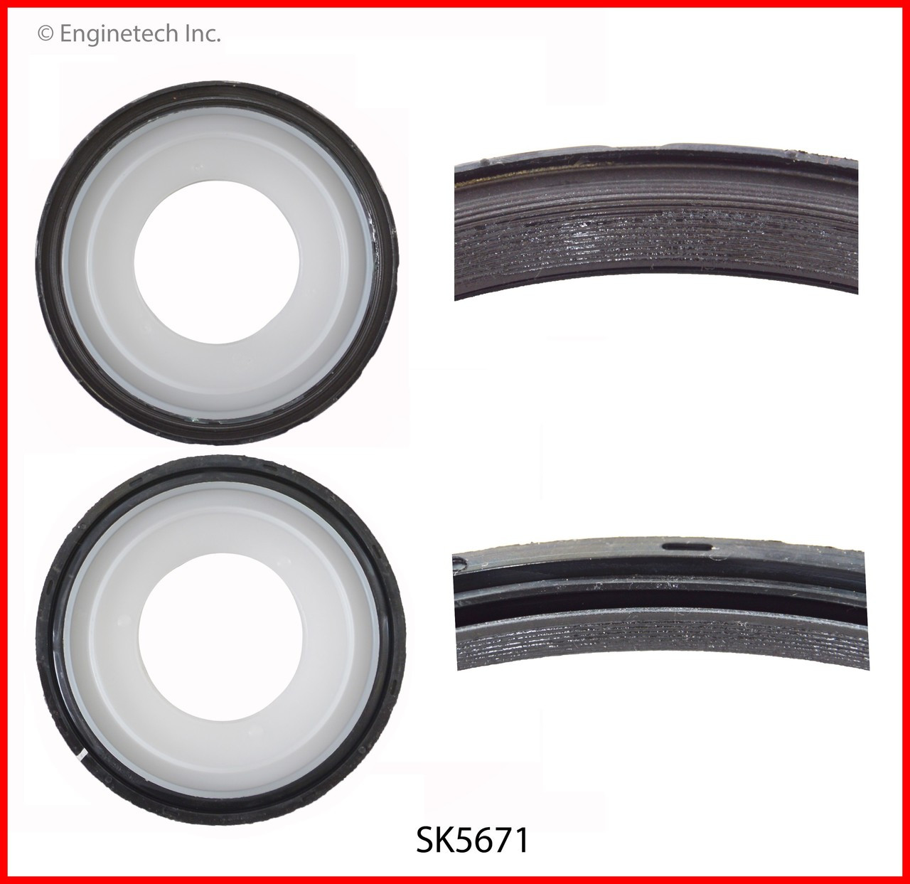 2005 Isuzu NPR-HD 6.0L Engine Crankshaft Seal SK5671 -296